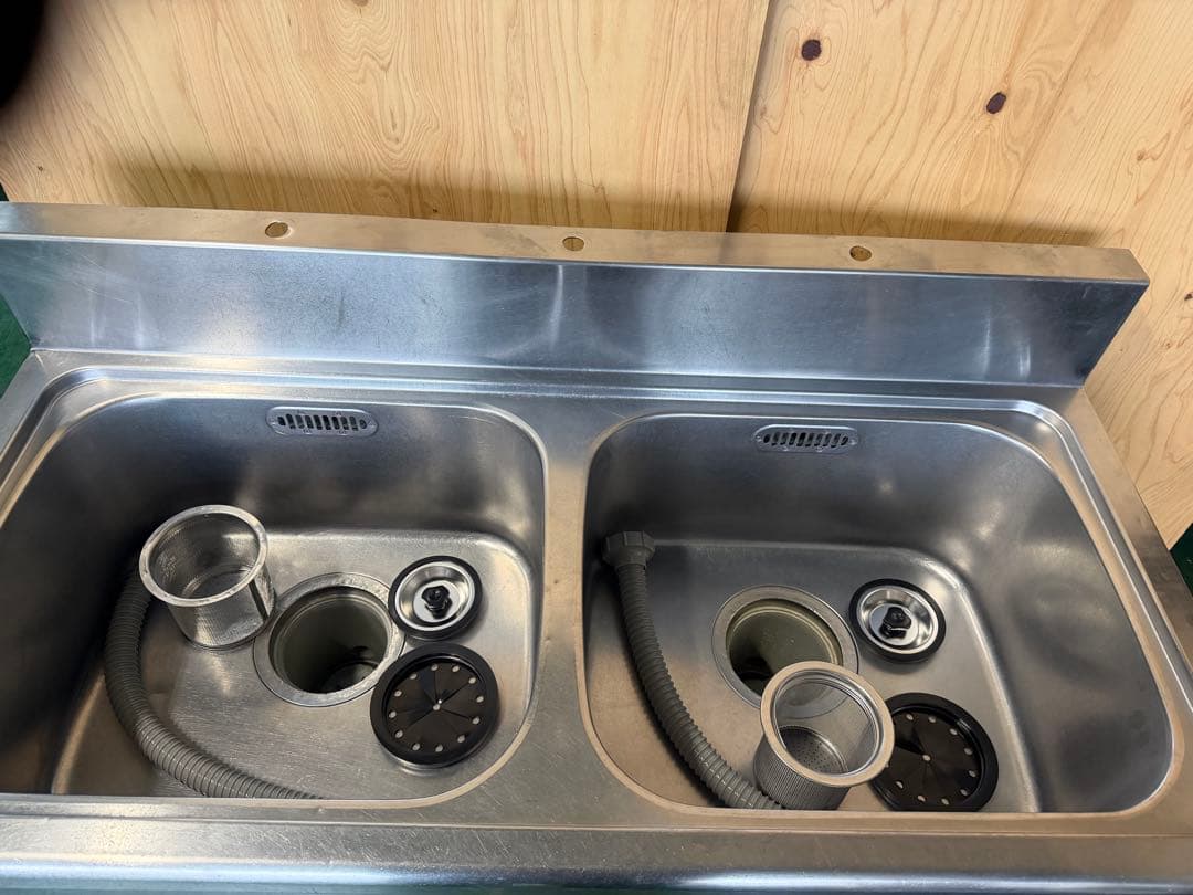 2槽シンク 1200x600x800(+150)