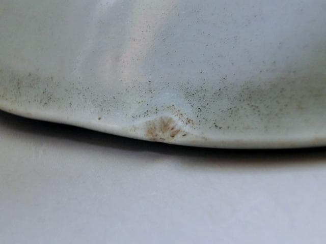 大皿■富士山 松(江戸後期～明治期)染付 山水 伊万里 古美術 時代物 骨董品■