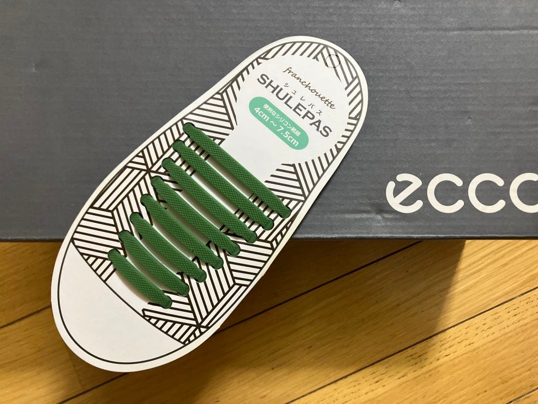 ecco ゴルフシューズ グレー/グリーン 新品タグ付き　サイズ40