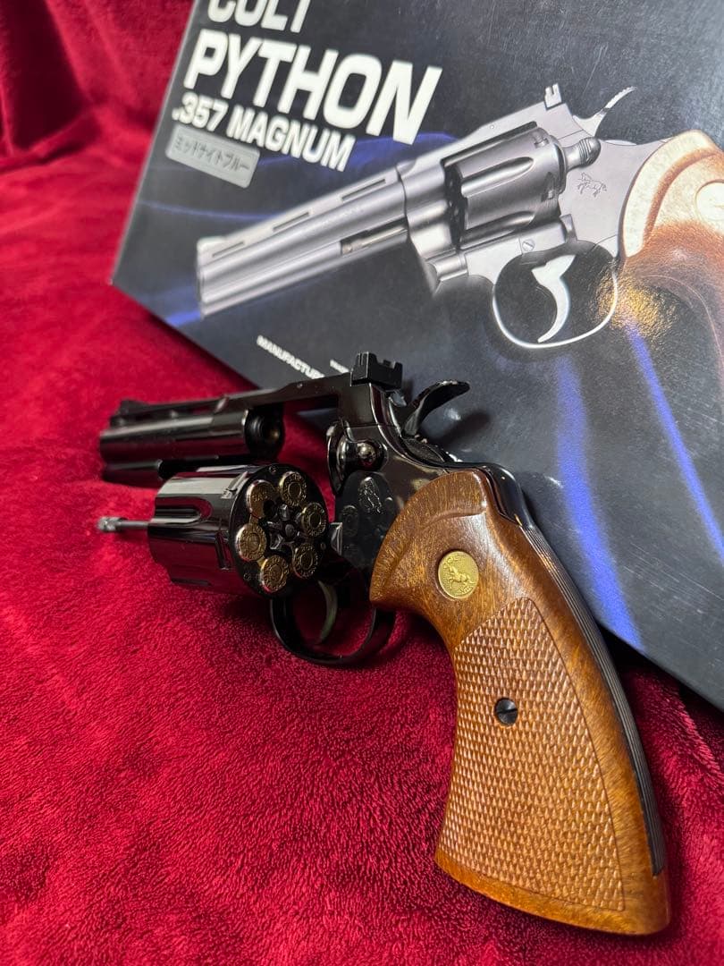 タナカワークス　コルトパイソン 4インチ 希少ミッドナイトブルー