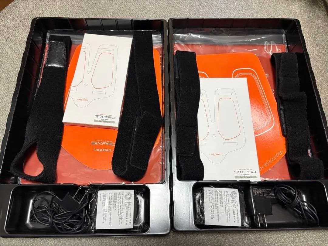 値下げしましたSIXPAD legベルト2セット美品