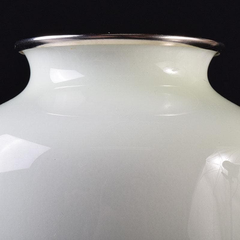 七宝焼　後藤七宝　後藤銅器店　花文　花瓶　書付箱　V　R8181