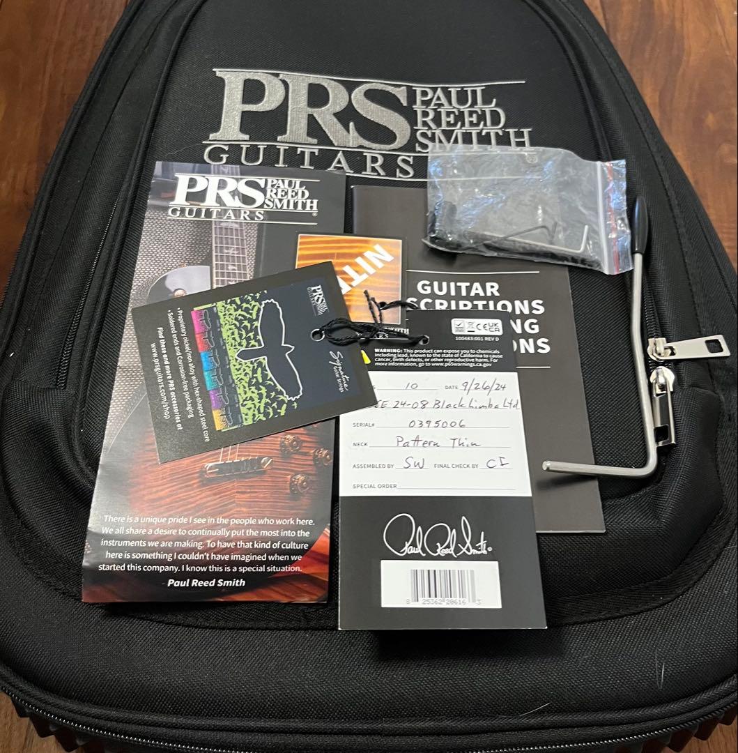 ギター PRS CE 24-08 Black Limba Limited