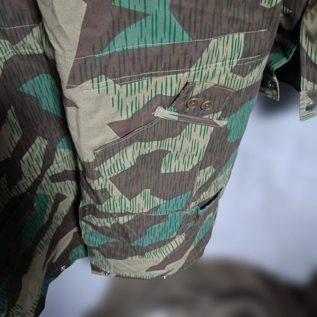 レプリカWW2ドイツ軍降下猟兵スプリンターカモ降下スモック