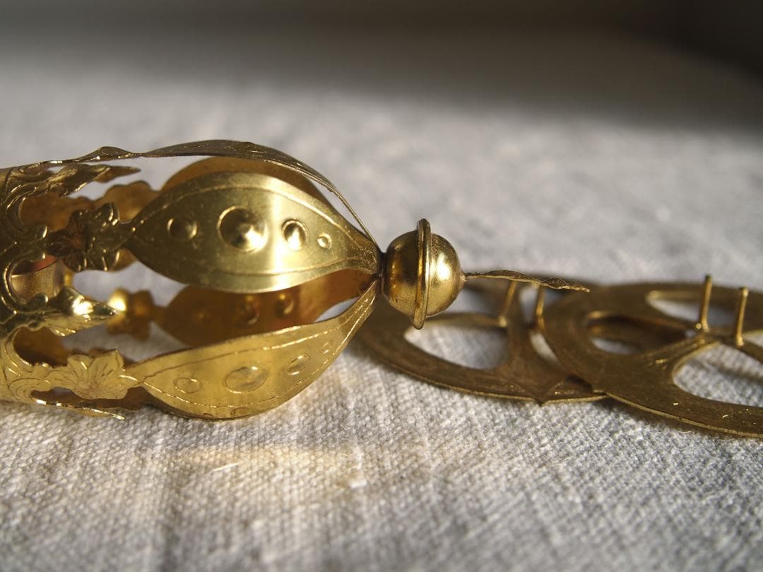 聖人像のための王冠 光輪 ３点クラウン カトリック彫像用/K376