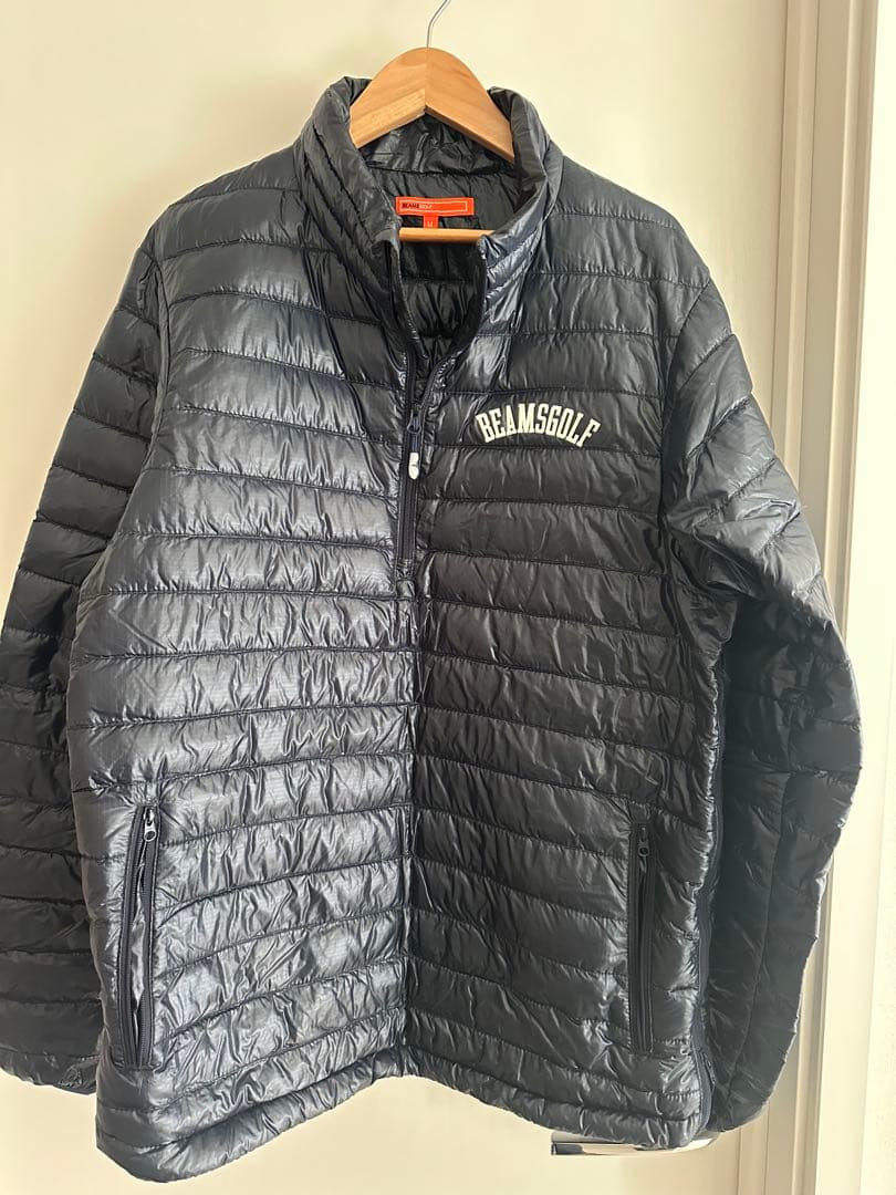 BEAMS GOLF ダウンジャケット M ネイビー