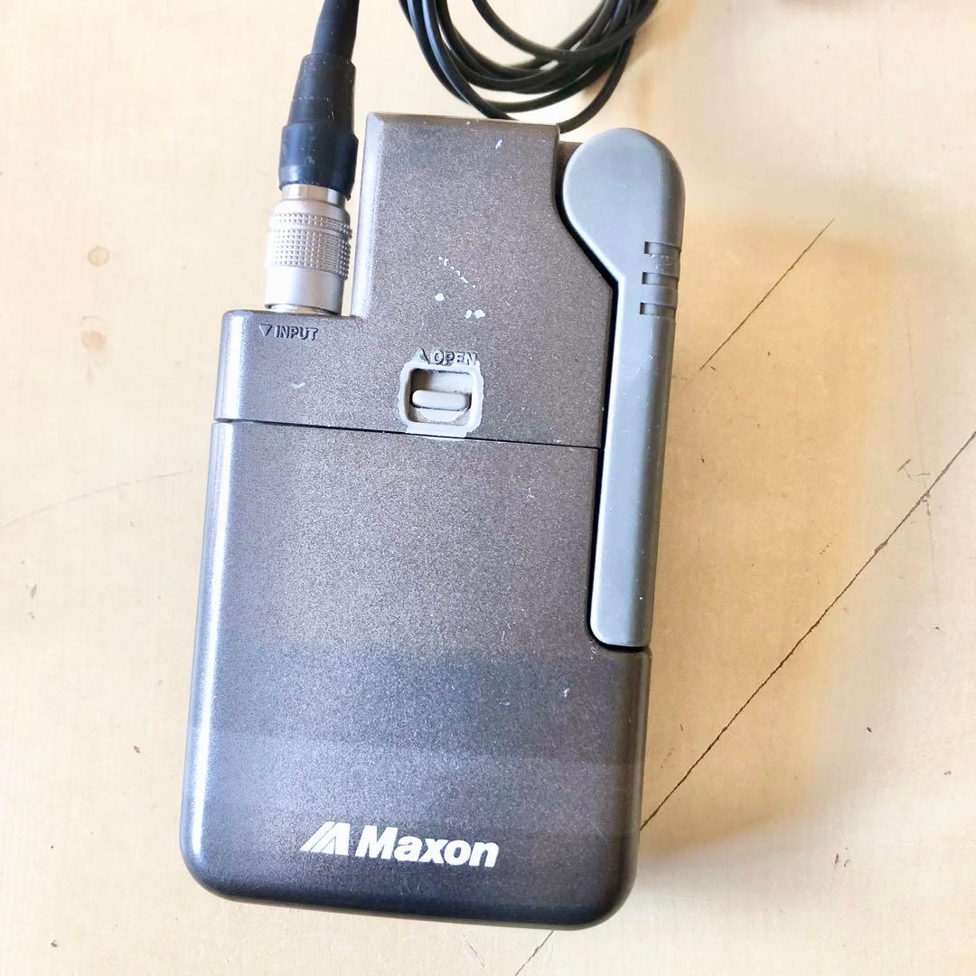 Maxon T8B ワイヤレストランスミッター ピンマイク付 4台セット