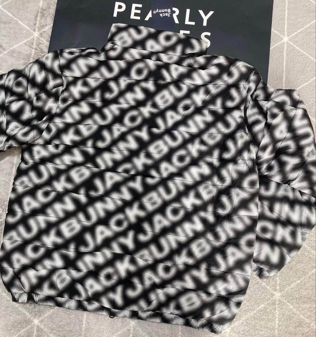 新品 パーリーゲイツ ジャックバニー 薄中綿ブルゾン(5)L/黒P 最新モデル