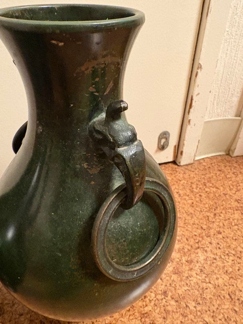 花瓶　骨董、銅製