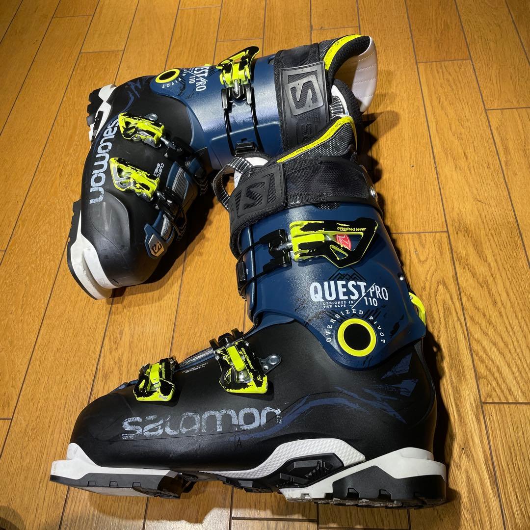 幅広軽量salomonQUEST PRO110 27.0-27.5cmハイク切替