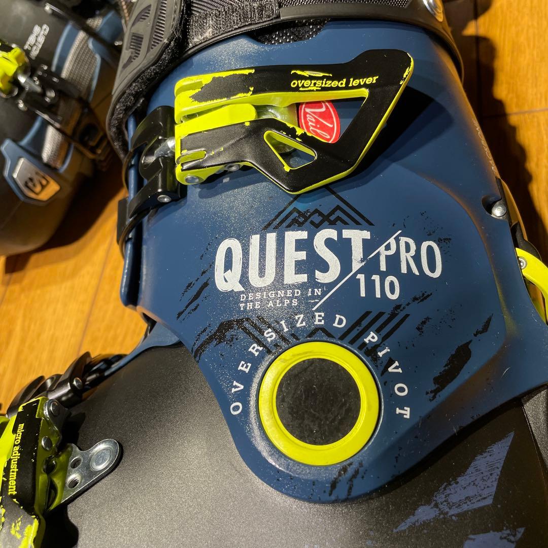 幅広軽量salomonQUEST PRO110 27.0-27.5cmハイク切替