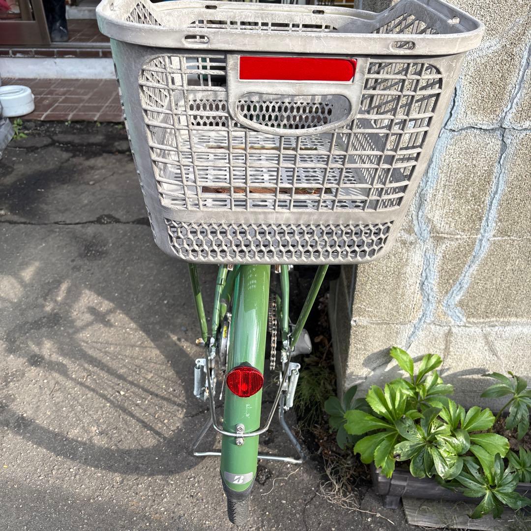 BRIDGESTONE 電動アシスト自転車 グリーン　配送不可