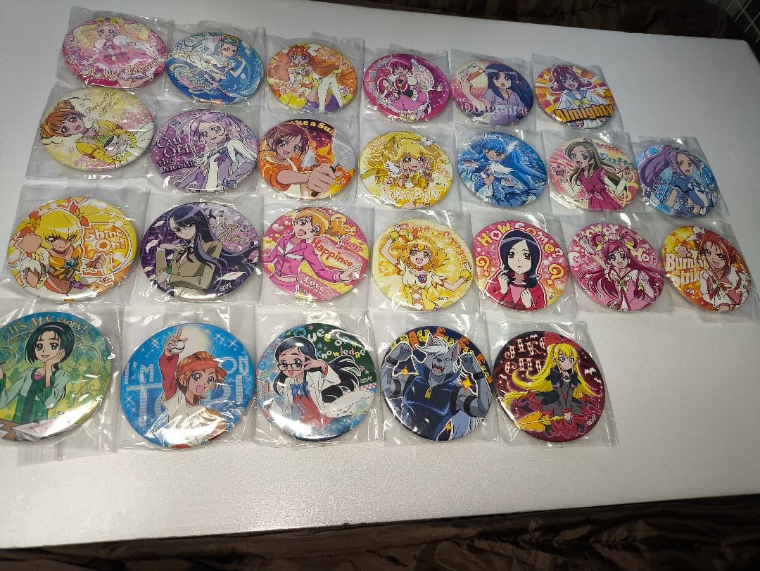 プリキュア トゥインクル缶バッジ 3Yeah! プリティストア　全25種セット