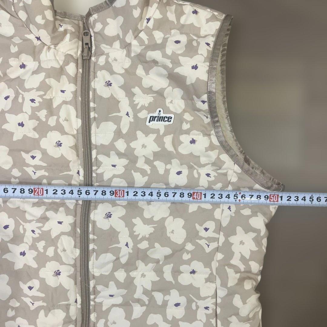 Prince リバーシブル　ボア・花柄ベスト