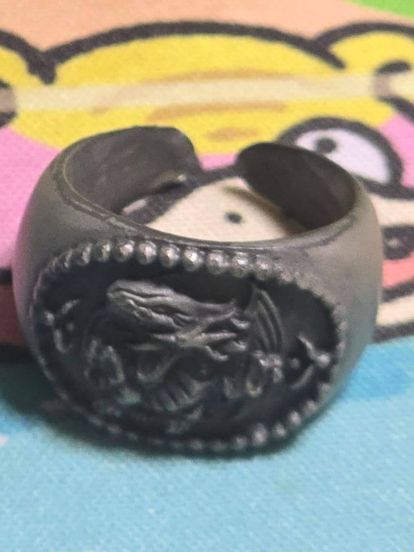 KONAMI移行期　遊戯王　青眼の白龍　景品　リング　指輪 1998年