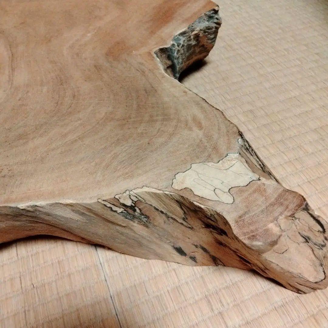 けやき1枚板　欅　木　自然な形状の木材 彫刻素材　テーブル　DIY