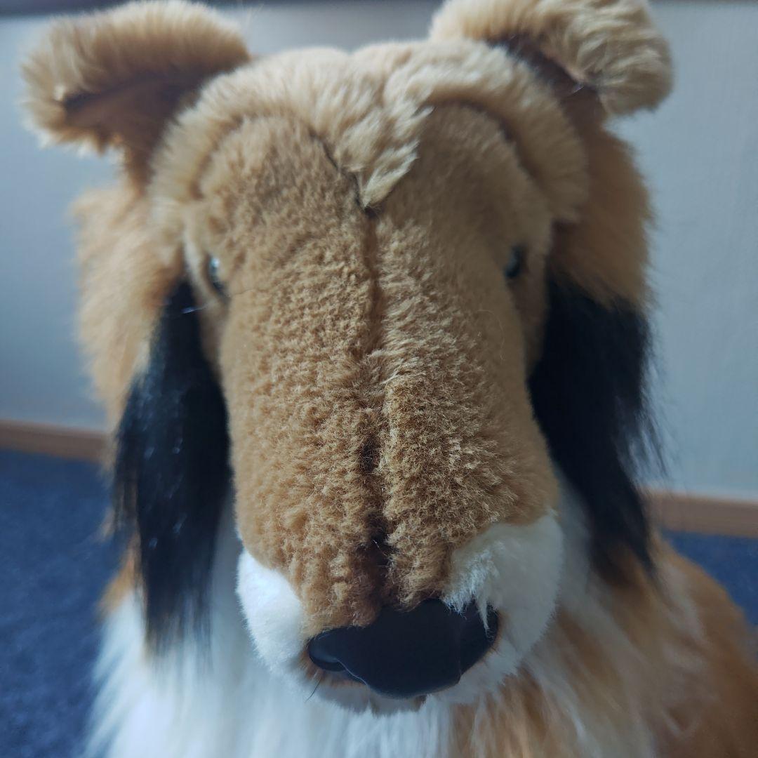 コリー　シェルティ ぬいぐるみ 中型 茶色・白