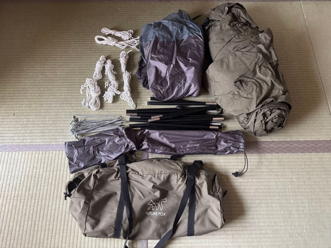 FUTURE FOX 軍幕パップテントFOX-BASE ソロ