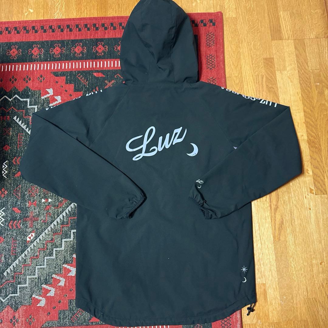 【luzesombra】ストレッチ タフタ メッシュ ジャケット ブラック L