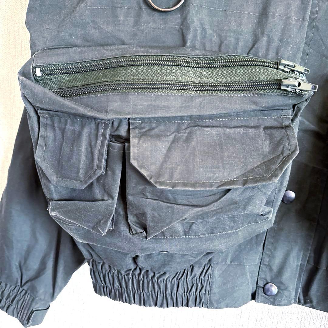 デタッチャブルフィッシングジャケット　80s〜90s　防水　XLサイズ