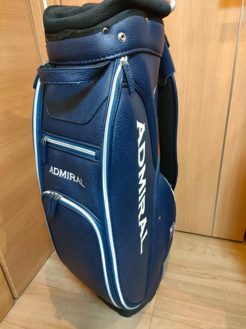 【Admiralセット美品】キャディバッグ・ヘッドカバー・ポーチ・マーカー