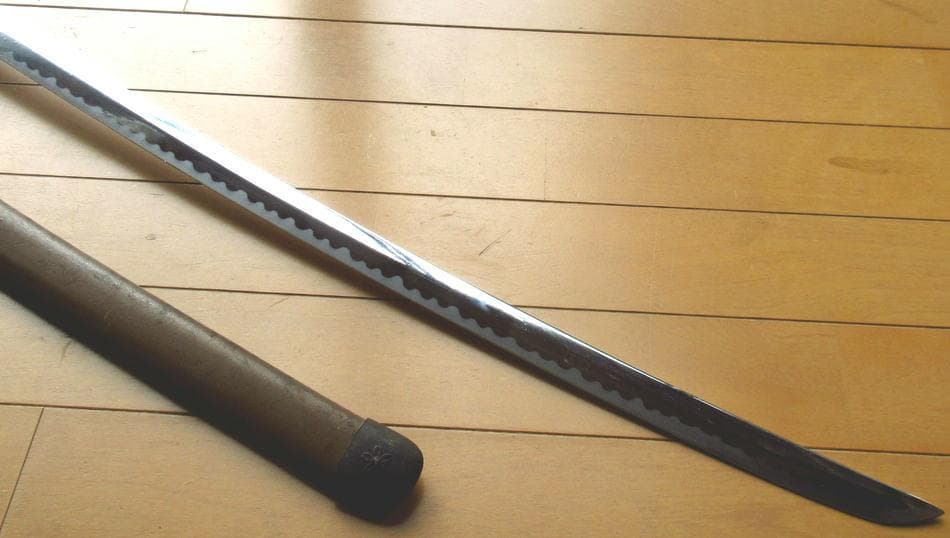 日本軍 陸軍将校用 三式 軍刀 拵え 模造刀付