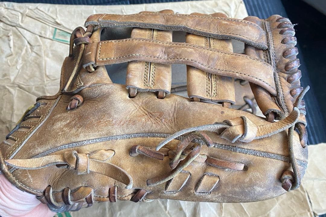 Mizuno 硬式外野用グローブ ブラウン