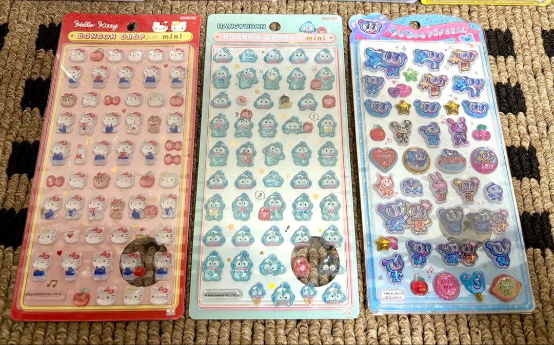 ボンボンドロップシール　ミニ　サンリオ　ディズニー　エンジェルブルー　まとめ売り