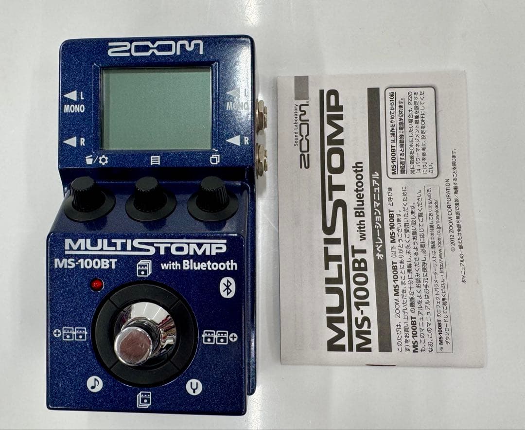 【連休値下】ZOOM MS-100BT Bluetoothギターエフェクター箱付