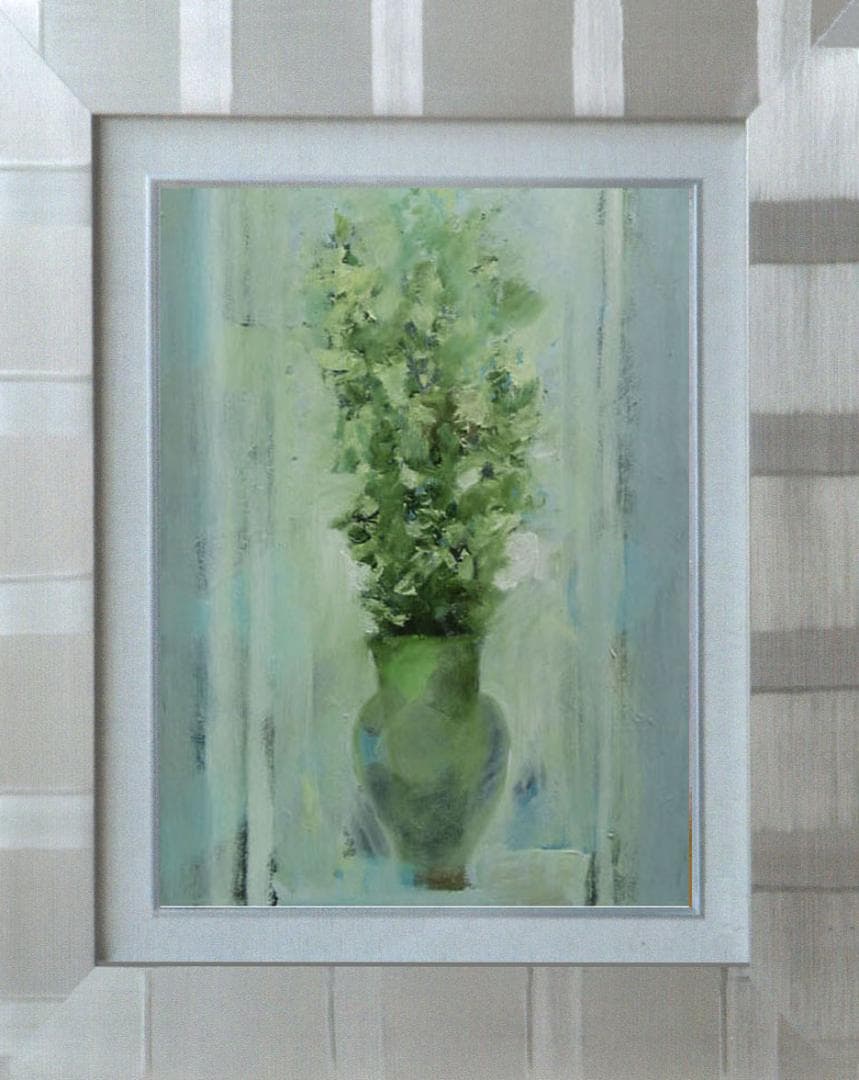 油絵 菅家令子 絵 絵画 インテリア uF6-111702 花