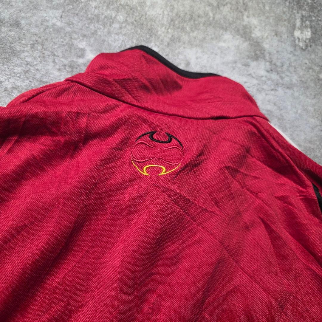 adidasアディダスドイツ代表アンセムトラックジャケットサッカードローコード赤