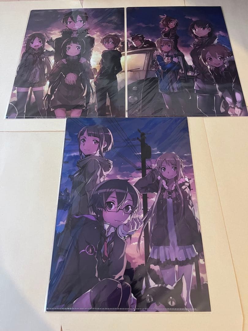 ソードアート・オンライン 希少クリアファイル74枚セット