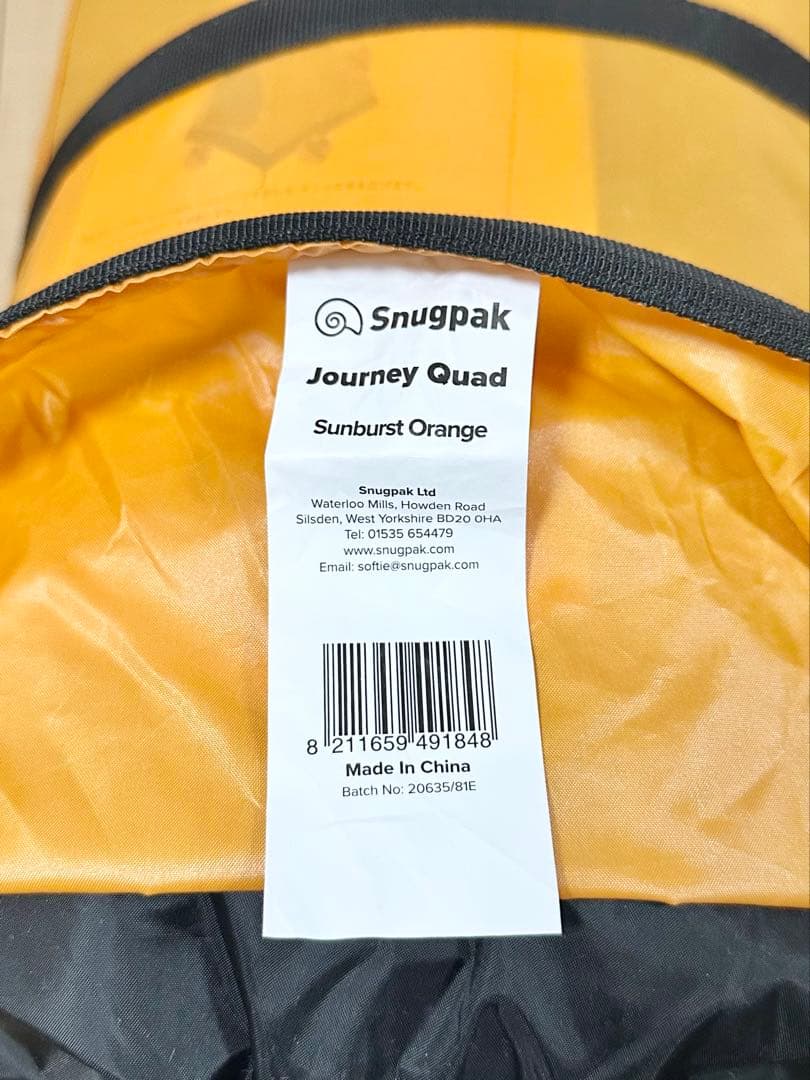 未使用 Snugpak Journey Quad 4人用 ドーム テント