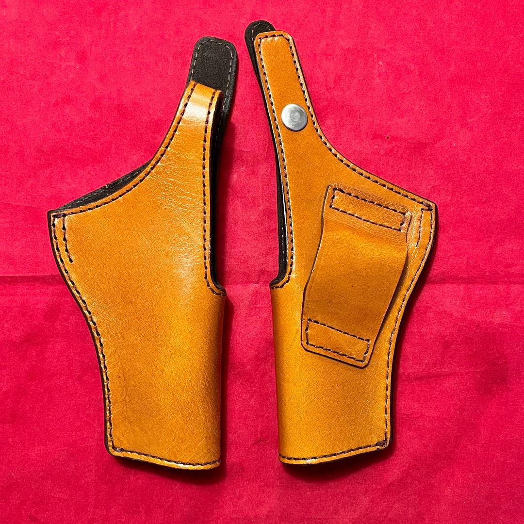 期間限定値下げ　整備済 革製ヒップホルスター オートマチック用　1個