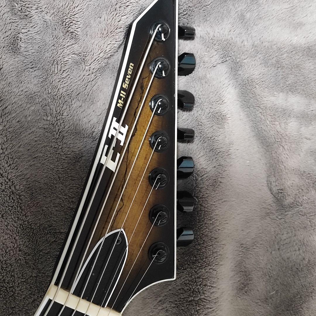 ESP E-II M-seven 7弦　エレキギター　スポルテッドメイプル