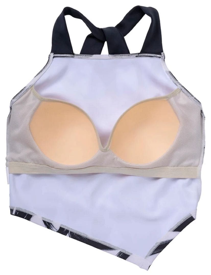 【SUKALA】ハートプリントホルターネックブラトップ