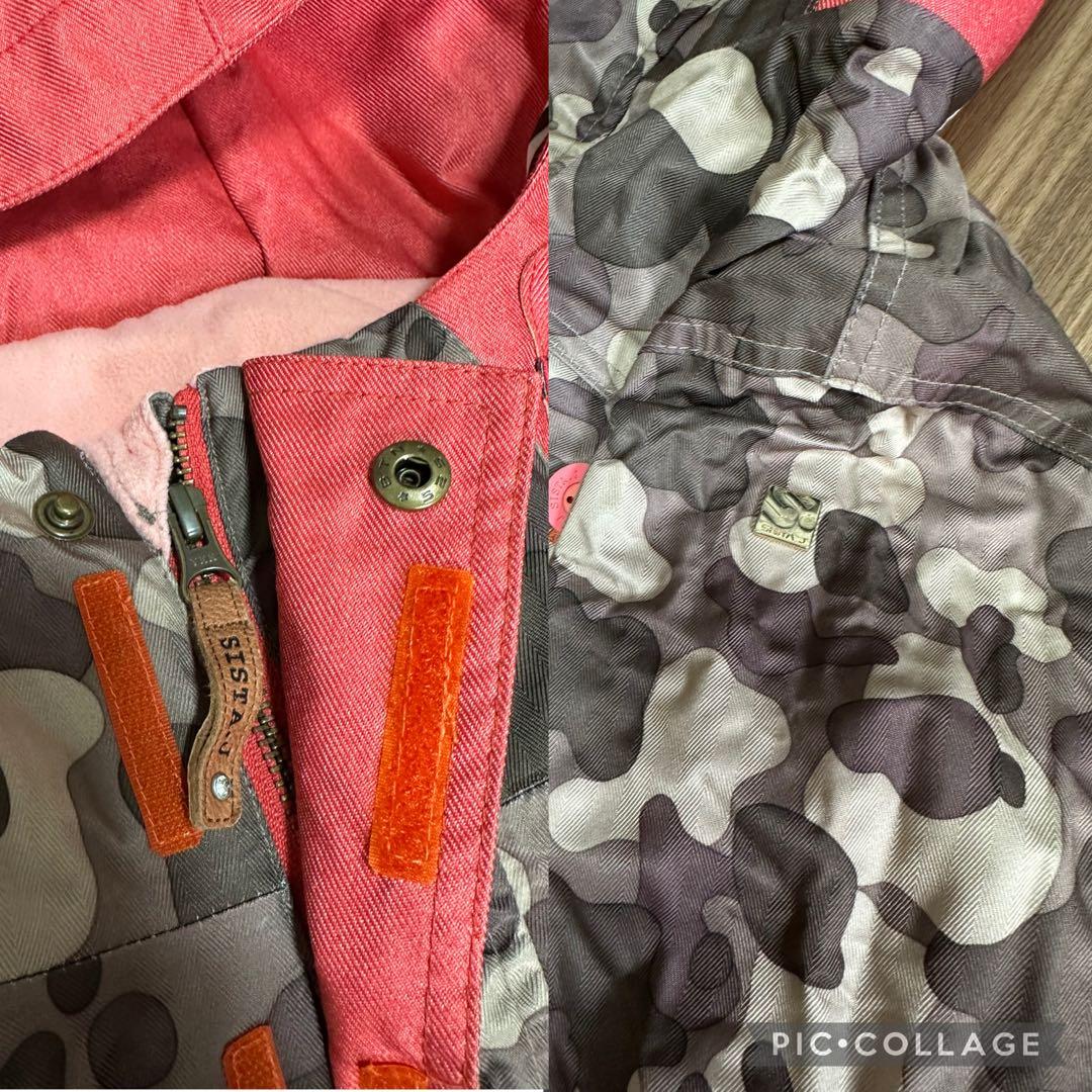 SISTA.J スノーボードウェア　カモフラージュ　M