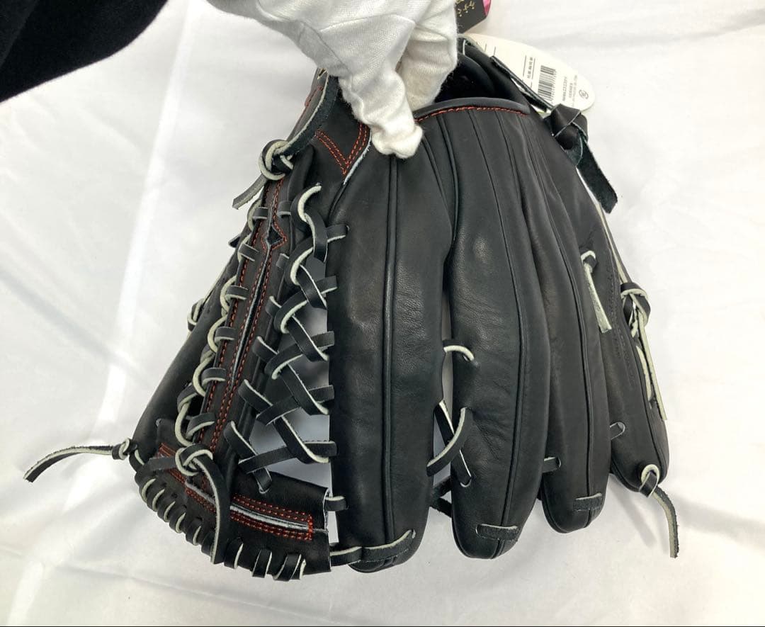 3586N9パ 未使用 SSK グローブ 軟式野球 外野手 右投げ ブラック