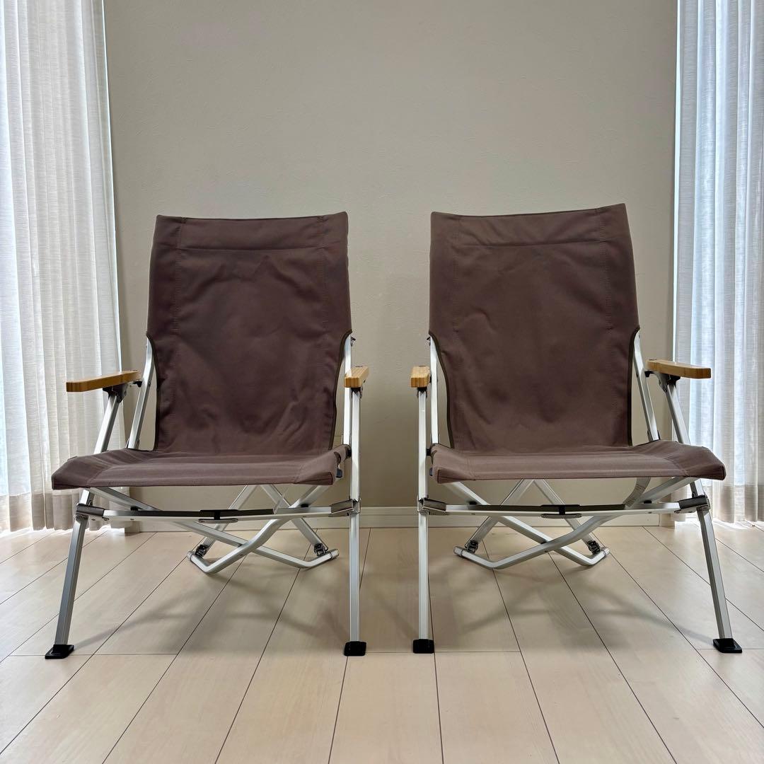  peak【Limted ITEM】ローチェア30 グレー 2脚セット①