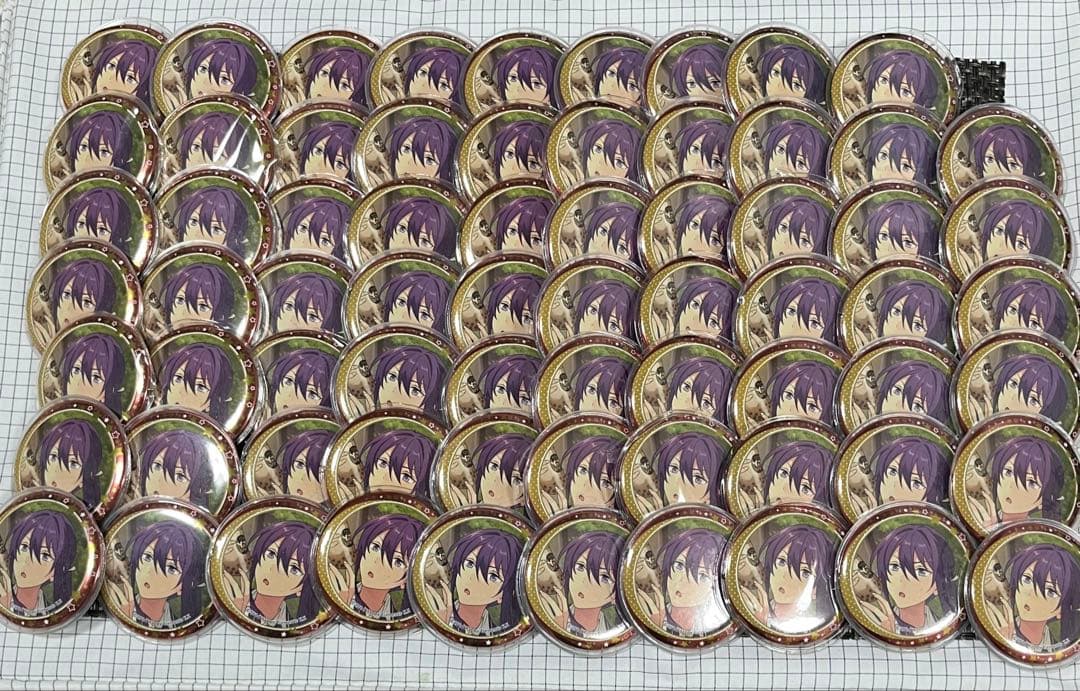 【使用済】69個 神崎颯馬 キャラバッジ