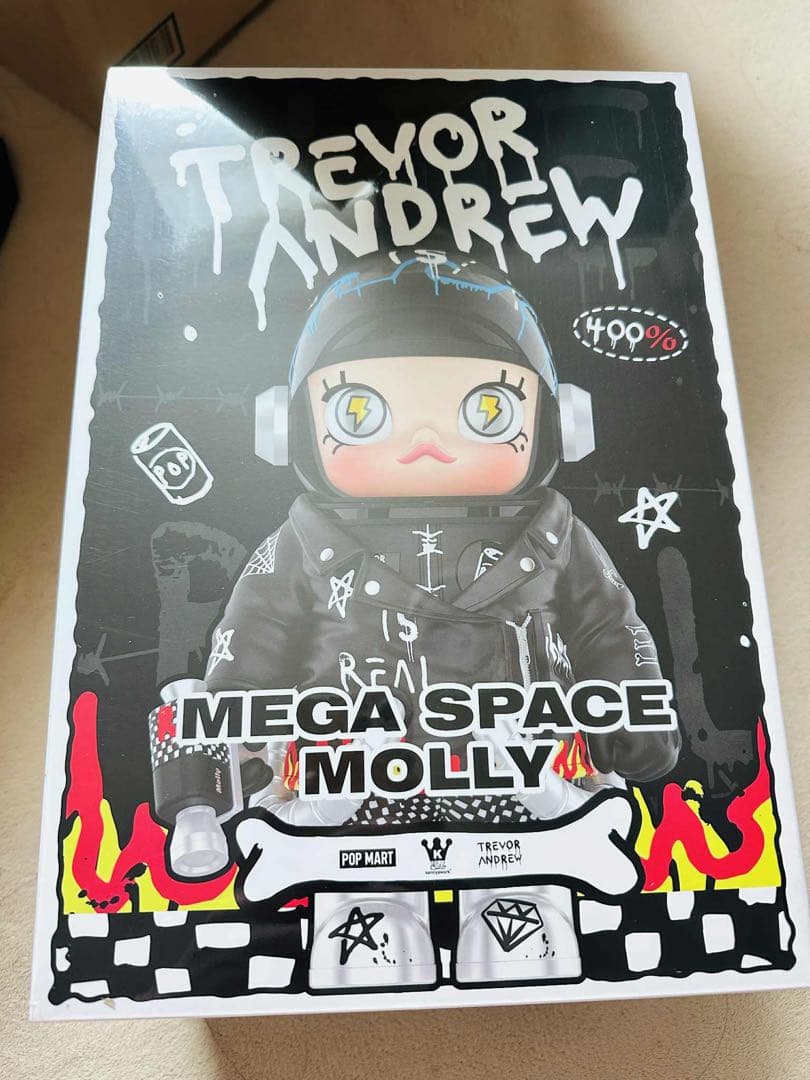 ぬいぐるみ POP MART MEGA SPACE MOLLY TREVOR ANDREW