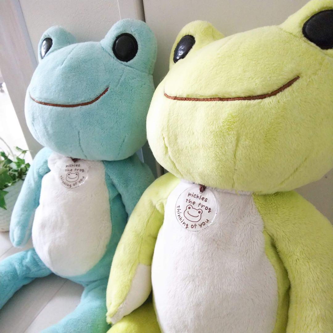 レア かえるのピクルス プラス BIG ぬいぐるみ 2体セット 平成レトロ