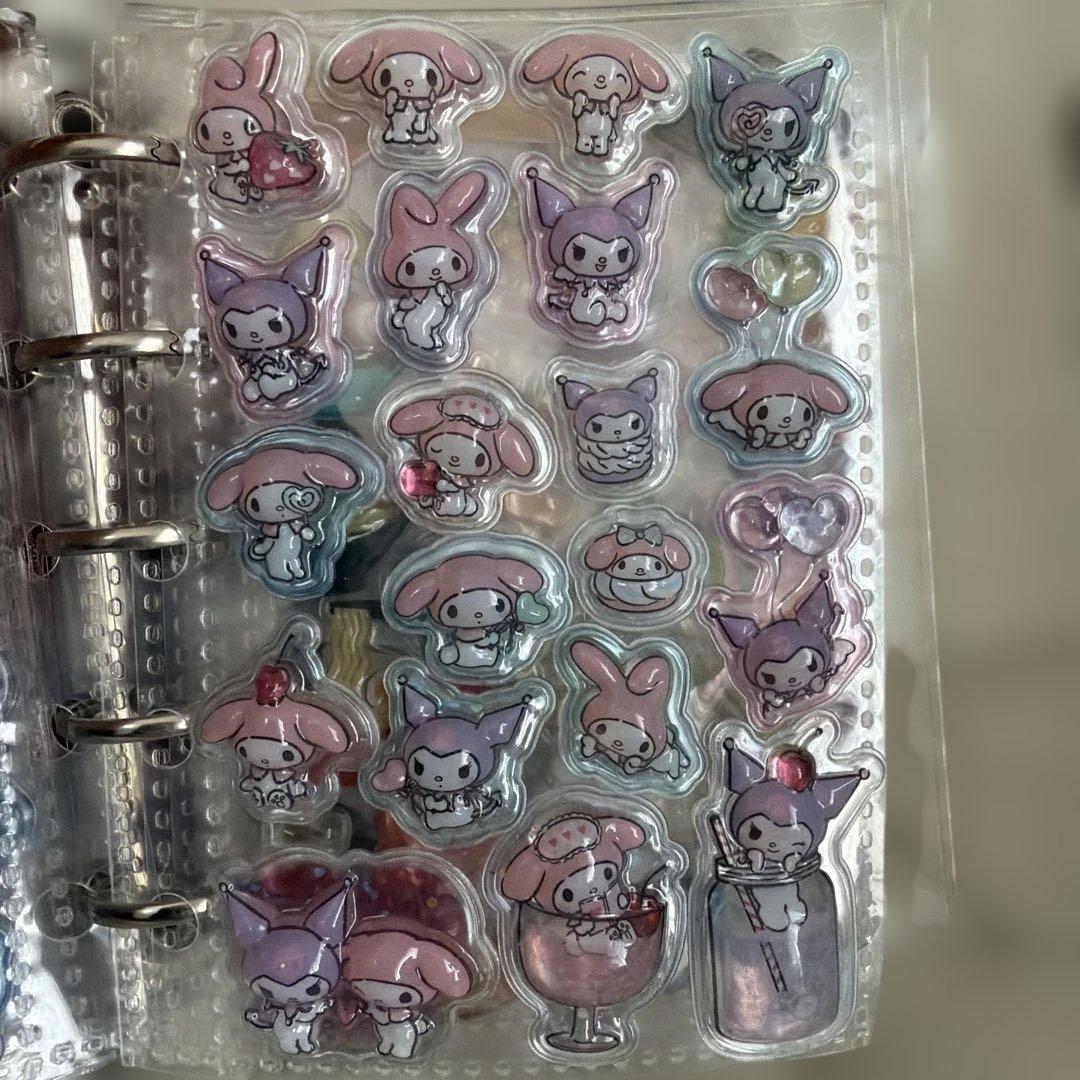 ボンボンドロップシールシール帳シール付きキーホルダー付き