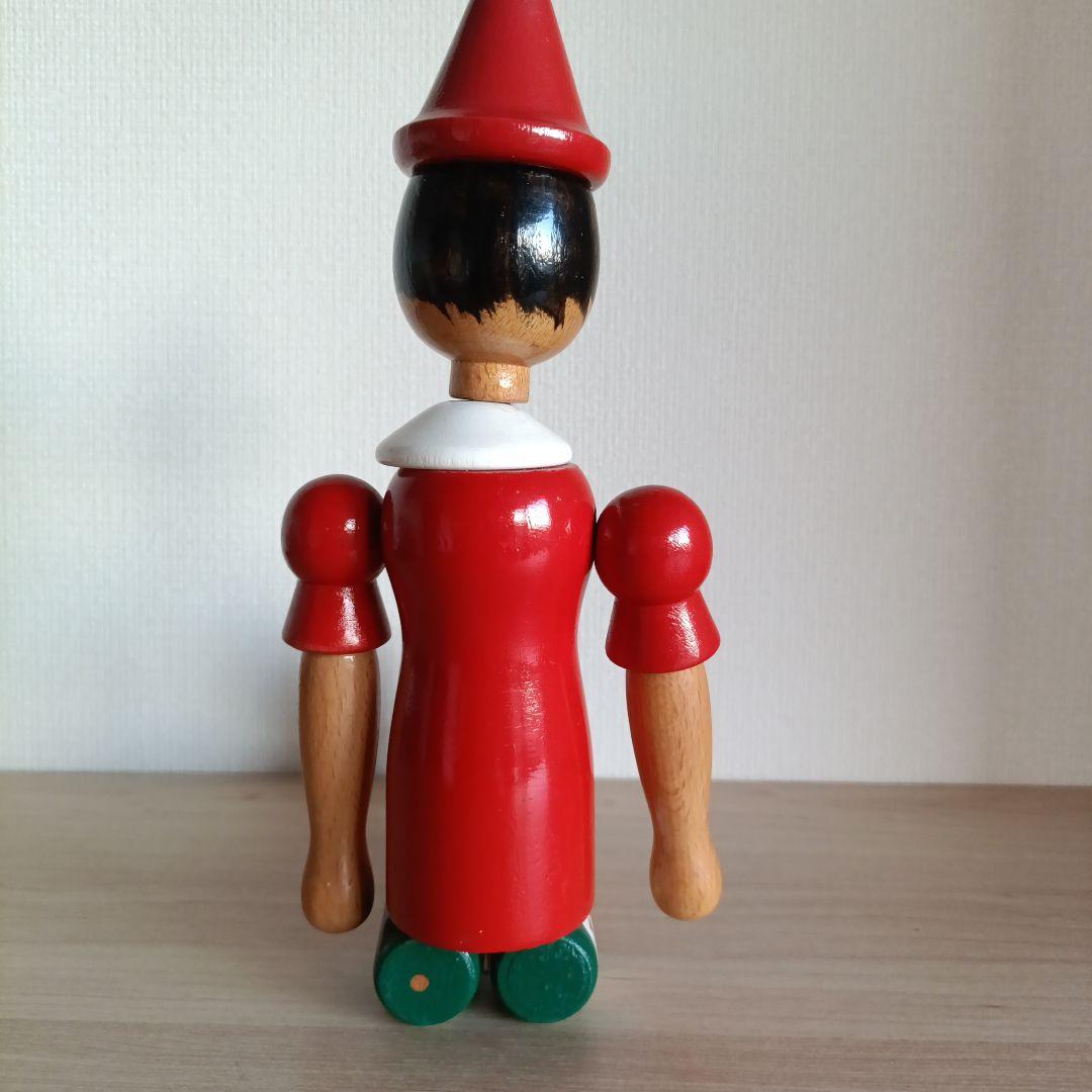 木製　ピノキオ　人形　イタリア製