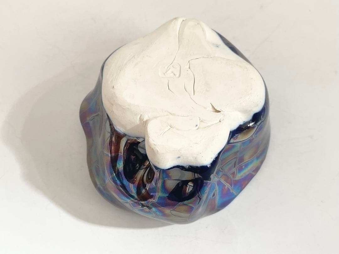 陶芸家　美術家　伊藤公象　酒器　酒杯　器　pearl blue 箱なし