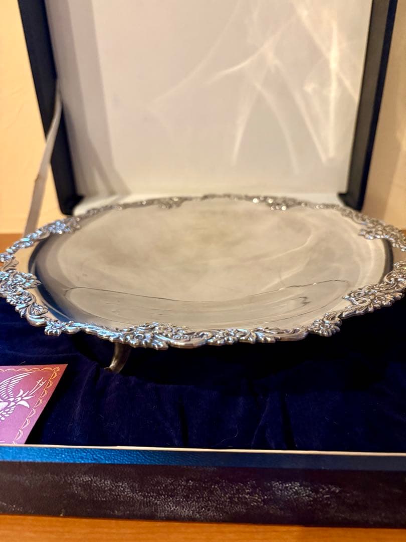 銀製　和光　コンポート皿　トレイ