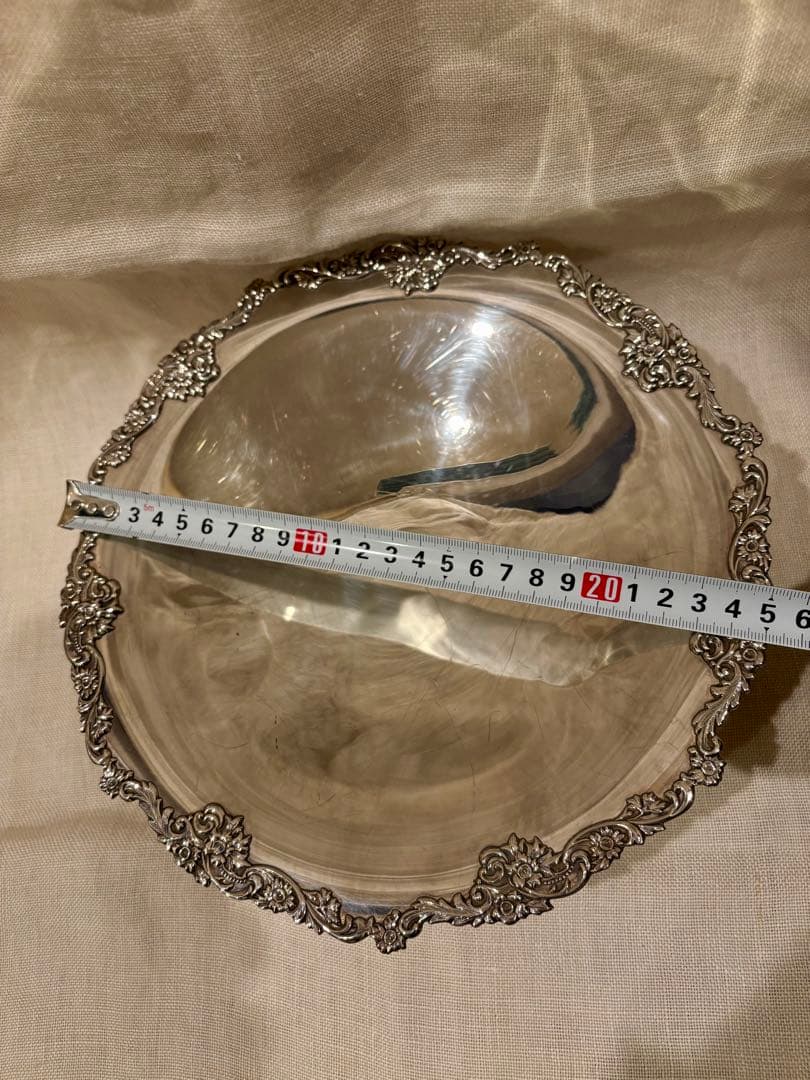 銀製　和光　コンポート皿　トレイ