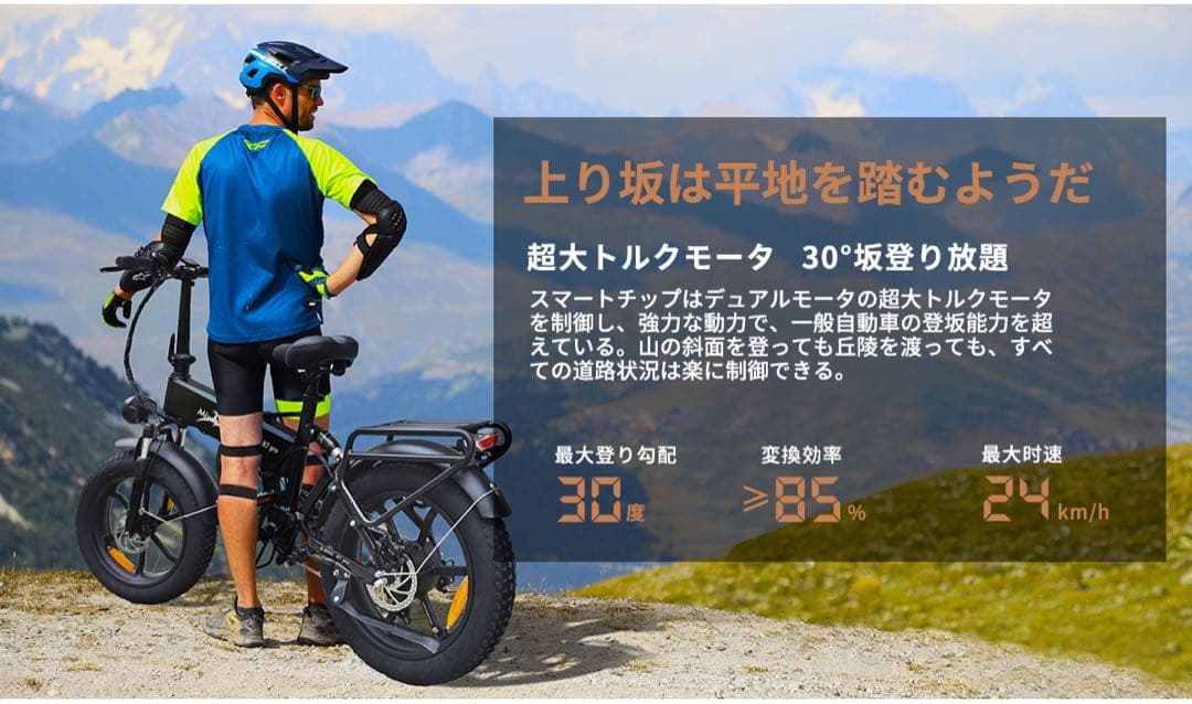 Miyazaki Pro ファットバイク 電動アシスト自転車 E-BIKE