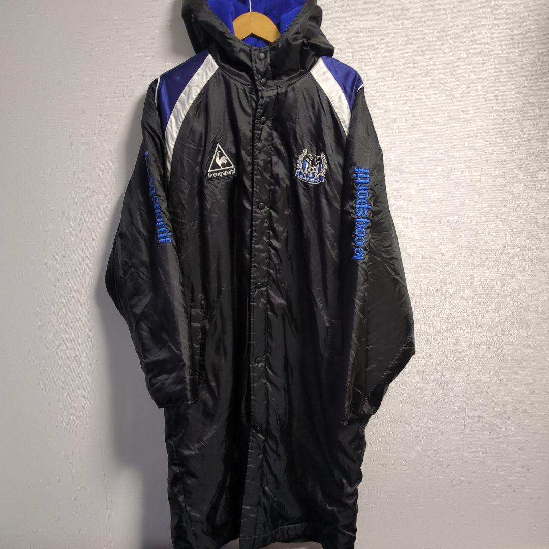 ルコック　ガンバ大阪　初期　ベンチコート　裏地フリース　刺繍ロゴ　デサント　XL