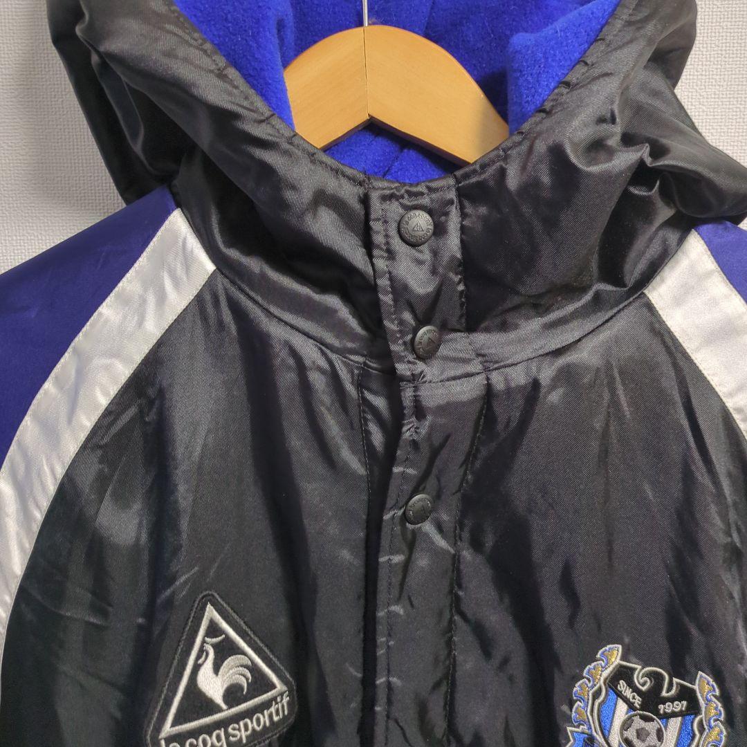 ルコック　ガンバ大阪　初期　ベンチコート　裏地フリース　刺繍ロゴ　デサント　XL